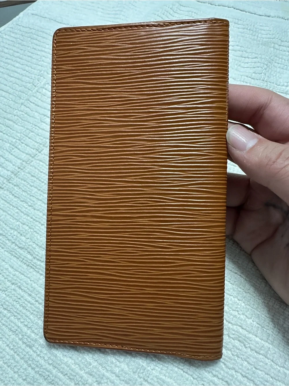 Louis Vuitton Brown Epi Leather Long Card Holder